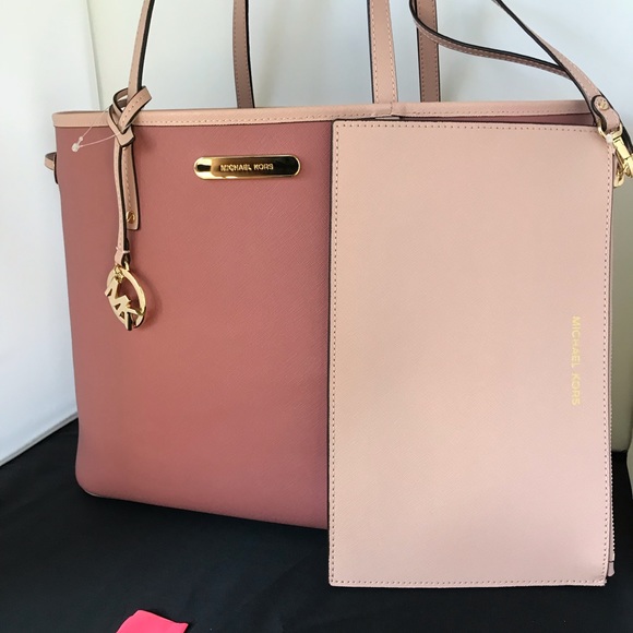 Michael Kors Jet Set Pink Large tote - Picture 7 of 7